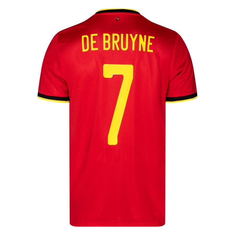 Belgium Home Shirt EURO 2020 DE BRUYNE 7
