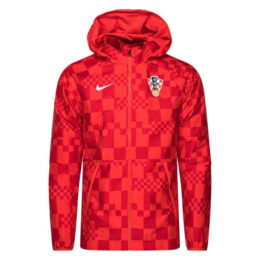 Croatia Lightweight Training Jacket Tracksuit EURO 2020 - Light Crimson/White