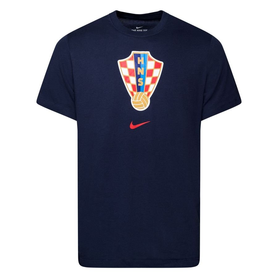 Croatia T-Shirt Evergreen EURO 2020 - Midnight Navy Kids-Kit