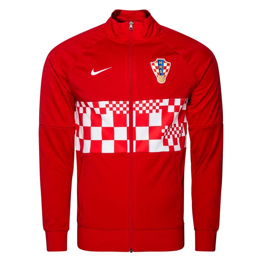 Croatia Track Jacket Dry I96 Anthem EURO 2020 - University Red/White