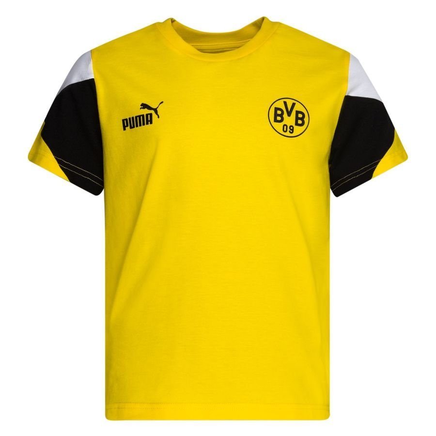 Dortmund T-Shirt FtblCulture - Cyber Yellow Black