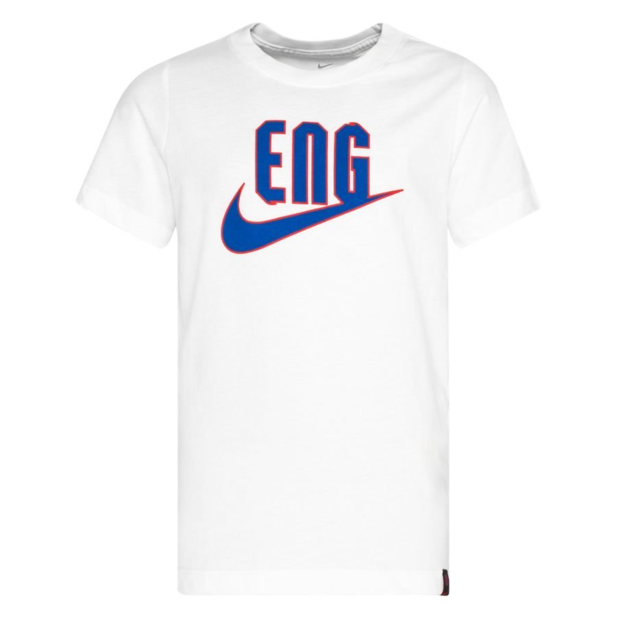 England T-Shirt Training Ground EURO 2020 - White/Sport Royal Kids-Kit