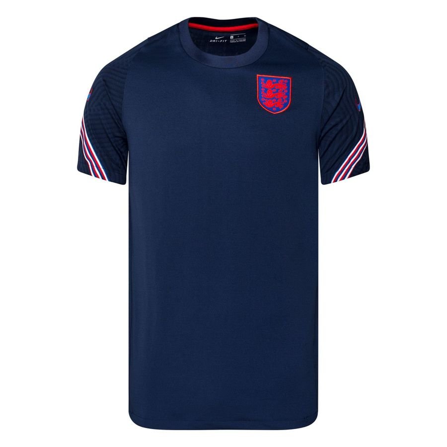 England Training T-Shirt Tracksuit Breathe Strike EURO 2020 - Midnight Navy/Challenge Red Kids