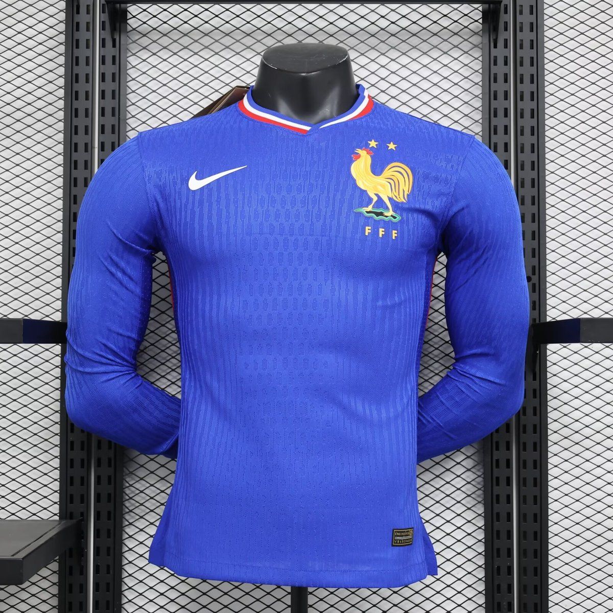 Maillot France Domicile Manches Longues Version du Joueur 2024-2025