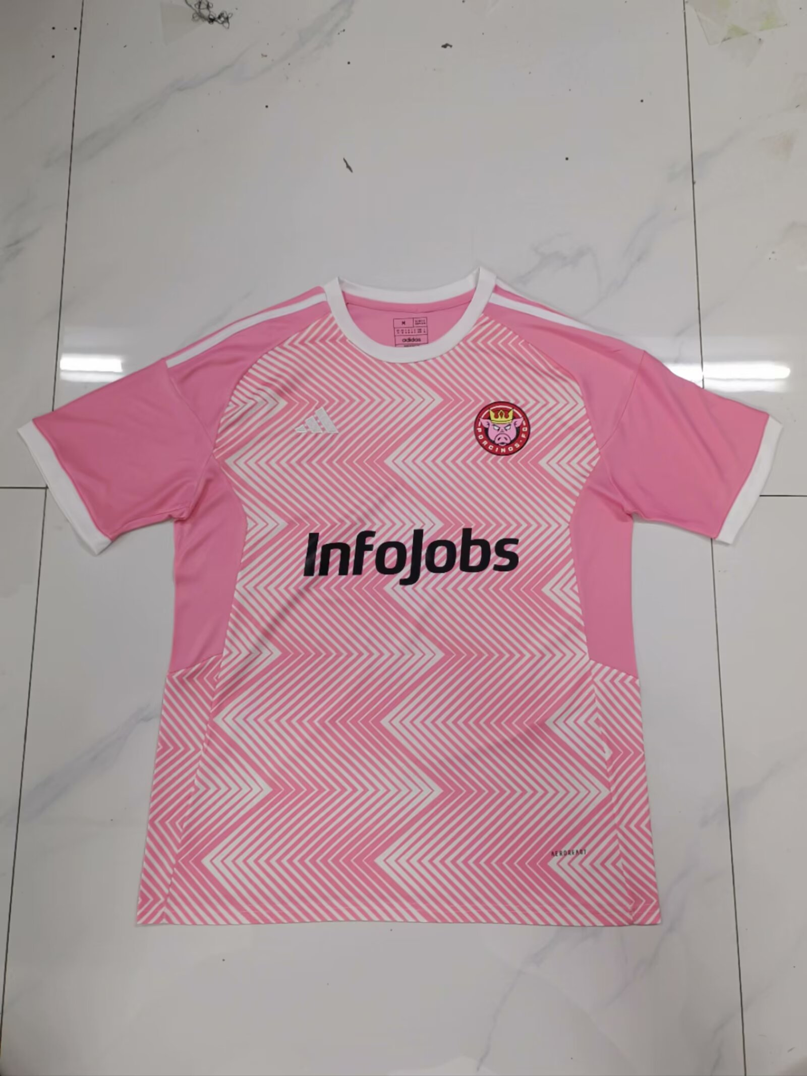 Porcinos Fc Domicile Rose Maillot 2024-2025