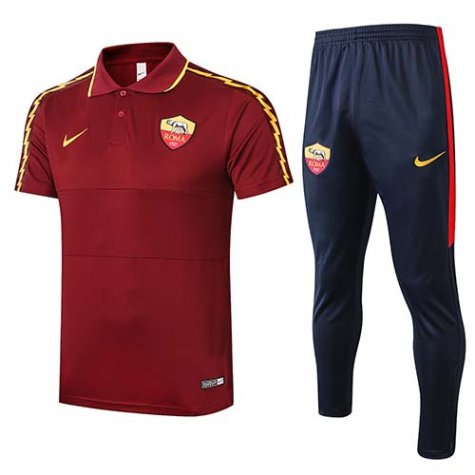 Maillot Polo As Roma 2020-21 red