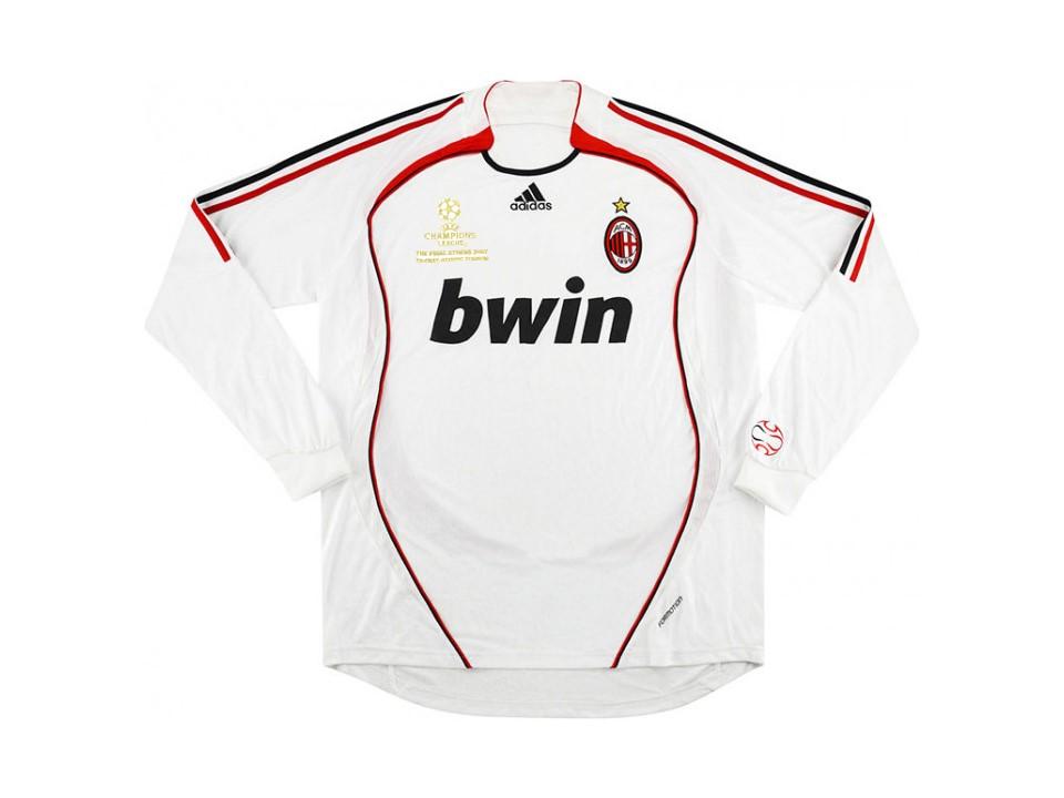 Ac Milan 2007 Long Sleeve Away Football Shirt Soccer Jersey