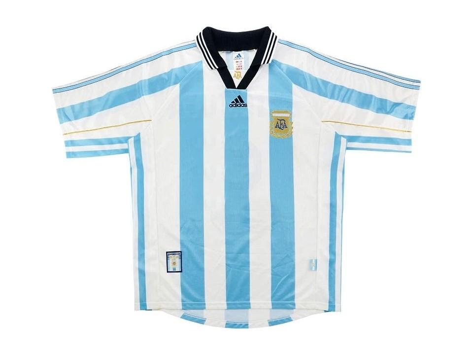 Maillot de football domicile de l\'Argentine Coupe du monde 1998