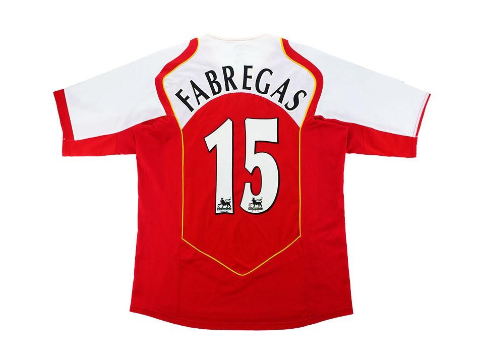 Arsenal 2004 2005 Fabregas 15 Home Football Shirt Soccer Jersey
