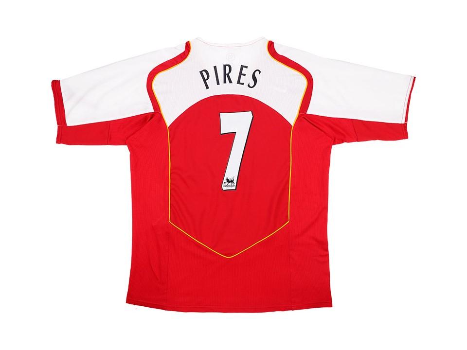 Camiseta de fútbol local Pires 7 del Arsenal 2004-2005