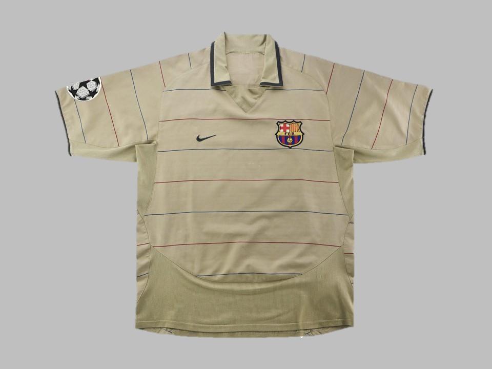 Barcelona 2003 2004 Away Ucl Shirt