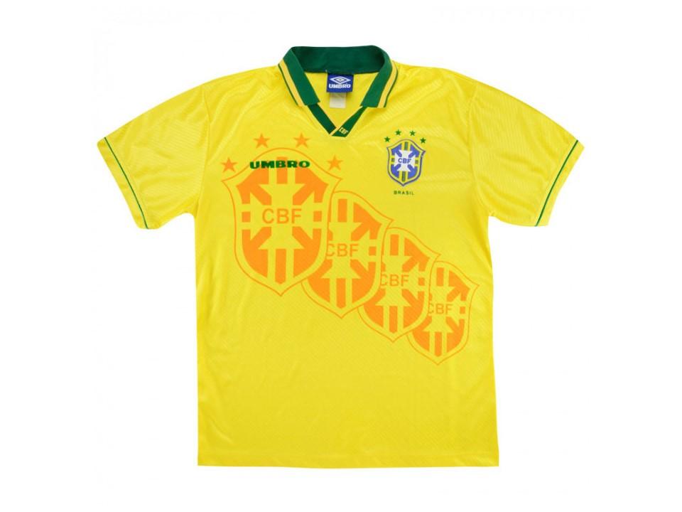 Brazil Brasil 1994 World Cup Home Jersey