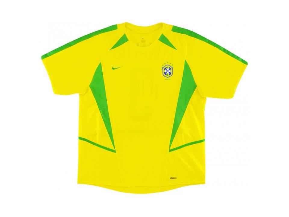 Brazil Brasil 2002 World Cup Home Jersey