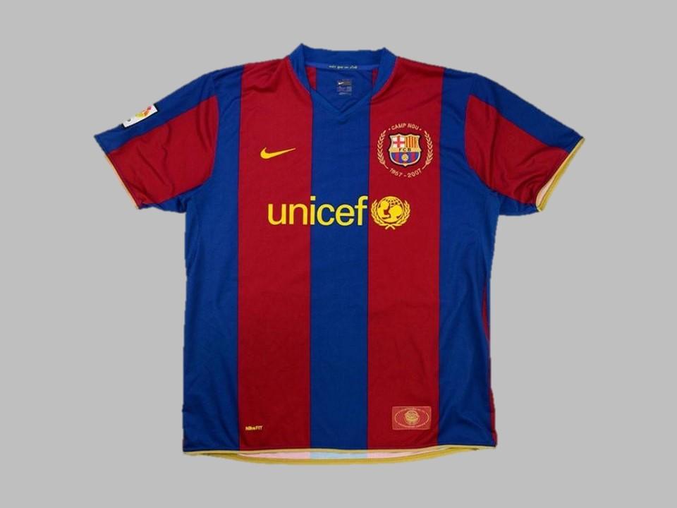 Fc Barcelona 2007 2008 Home Shirt