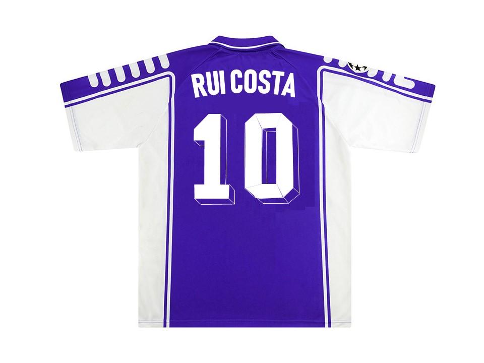 Maillot de football Rui Costa 10 de la Fiorentina 1999 2000