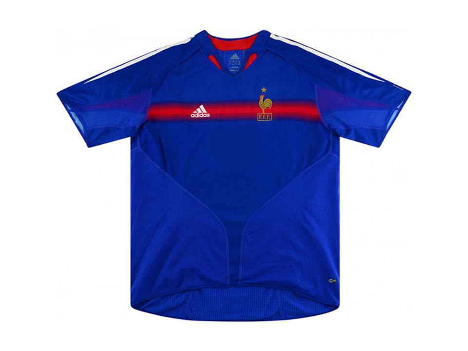 Maillot domicile France 2004 2006