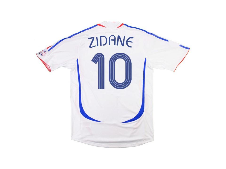 France 2006 World Cup Zidane 10 Away Jersey