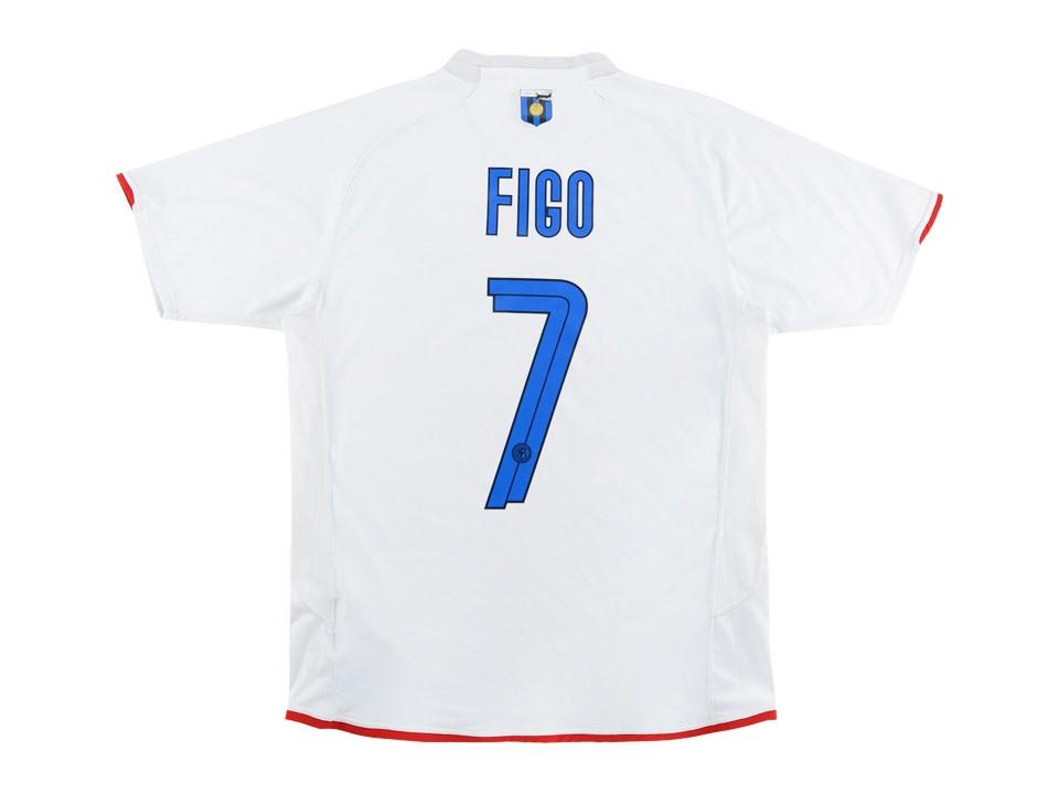 Camiseta de fútbol del Inter de Milán 2007-2008 Figo 7 100 años