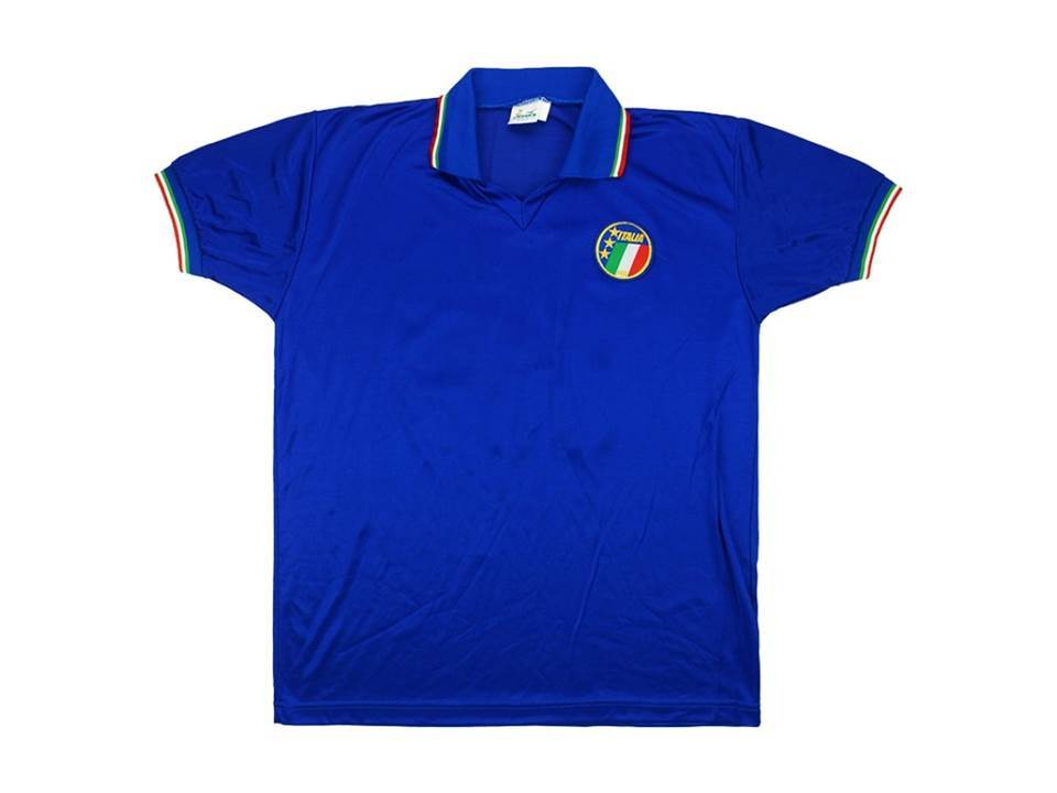 Italy 1986 World Cup Home Jersey