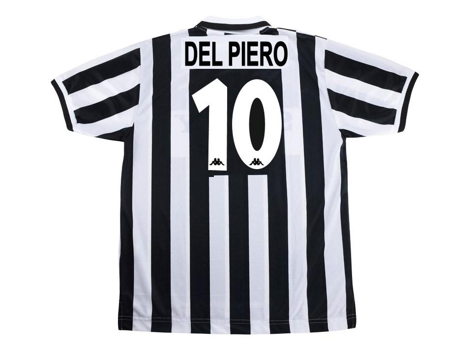 Juventus 1996 1997 Del Piero 10 Home Football Shirt Soccer Jersey