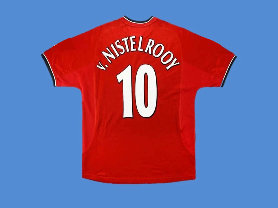 Manchester United 2000 2002 V. Nistelrooy 10 Home Jersey