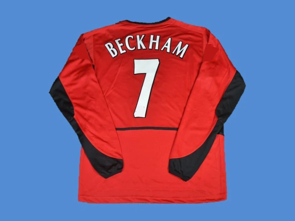 Manchester United 2002 2004 Beckham 7 Home Jersey