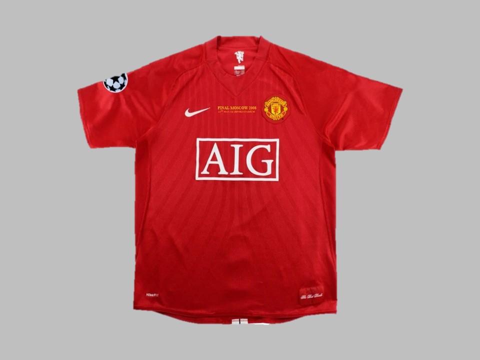 Manchester United 2007 2008 Ucl Final Home Shirt