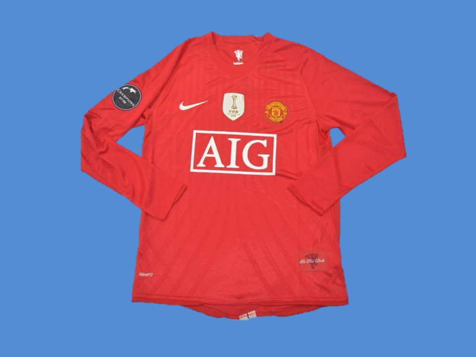 Manchester United 2008 2009 Long Sleeves Jersey