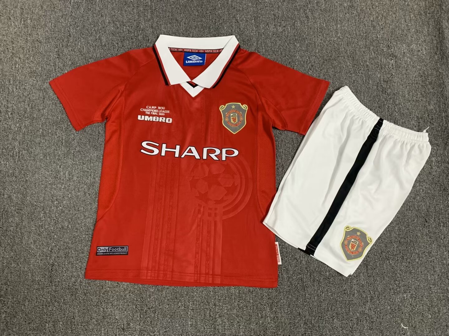 Manchester United Enfants Maillots Domicile 1999-2000