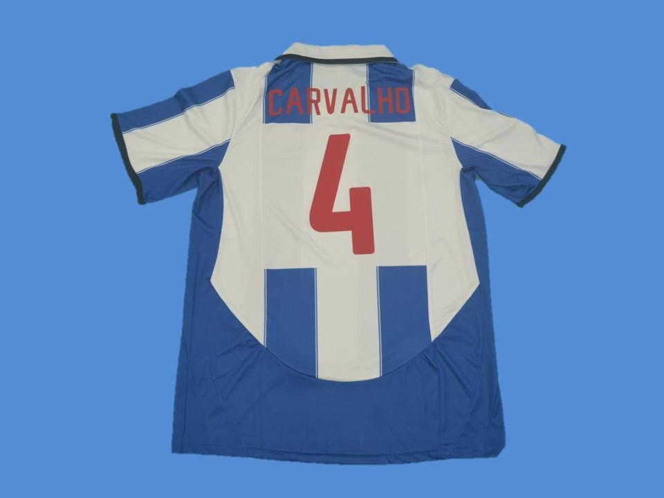 Porto 2003 2004 Carvalho 4 Home Jersey