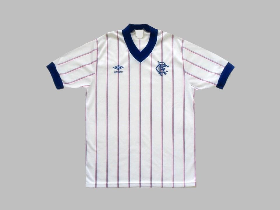 Maillot ext&#233;rieur des Rangers 1982-1983