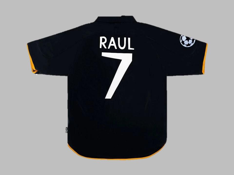Maillot domicile Real Madrid 1999-2000 Raul 7 Finale UCL