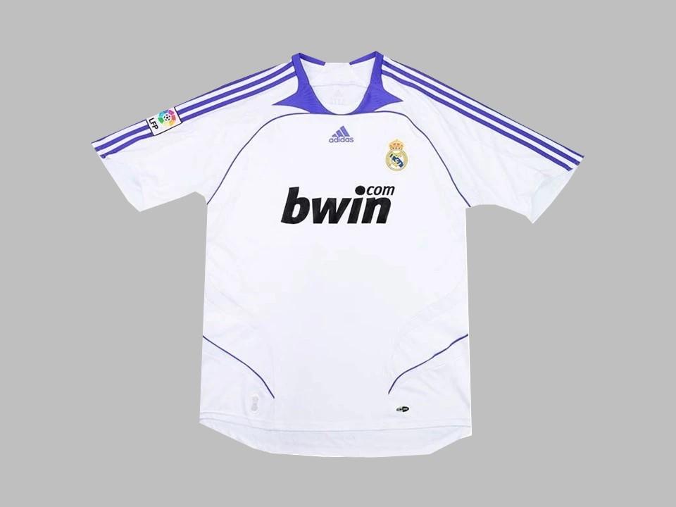 Real Madrid 2007 2008 Home Shirt