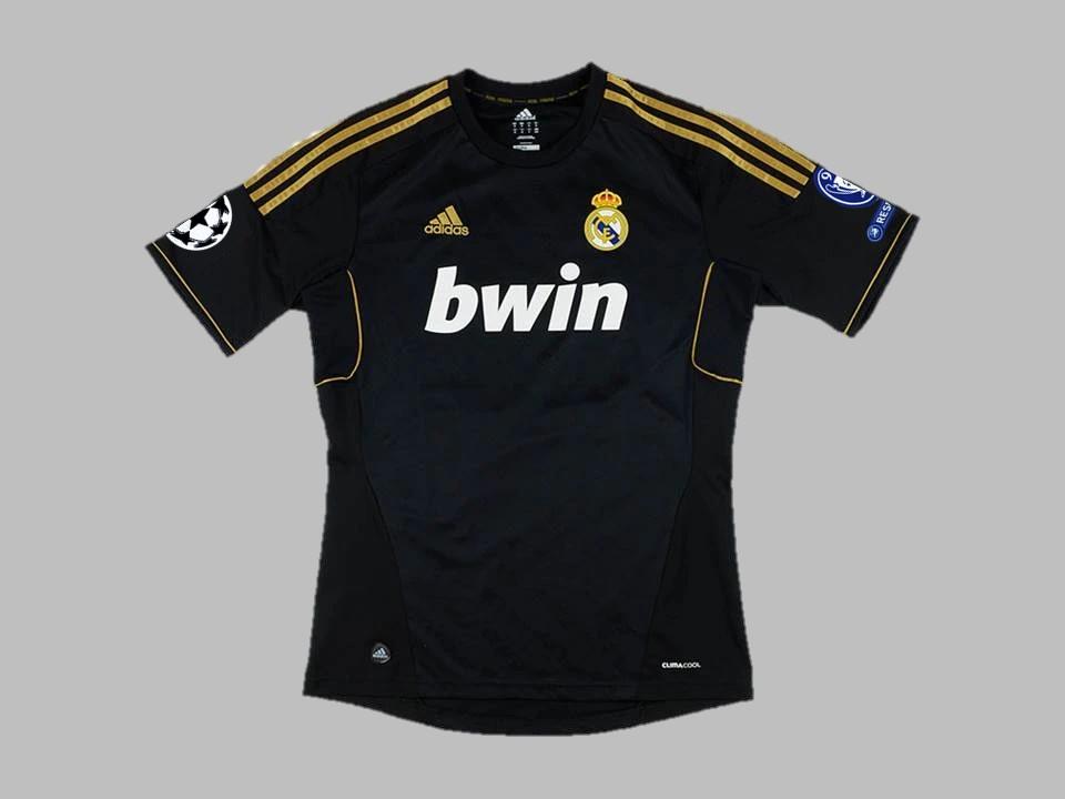 Real Madrid 2011 2012 Away Black Shirt
