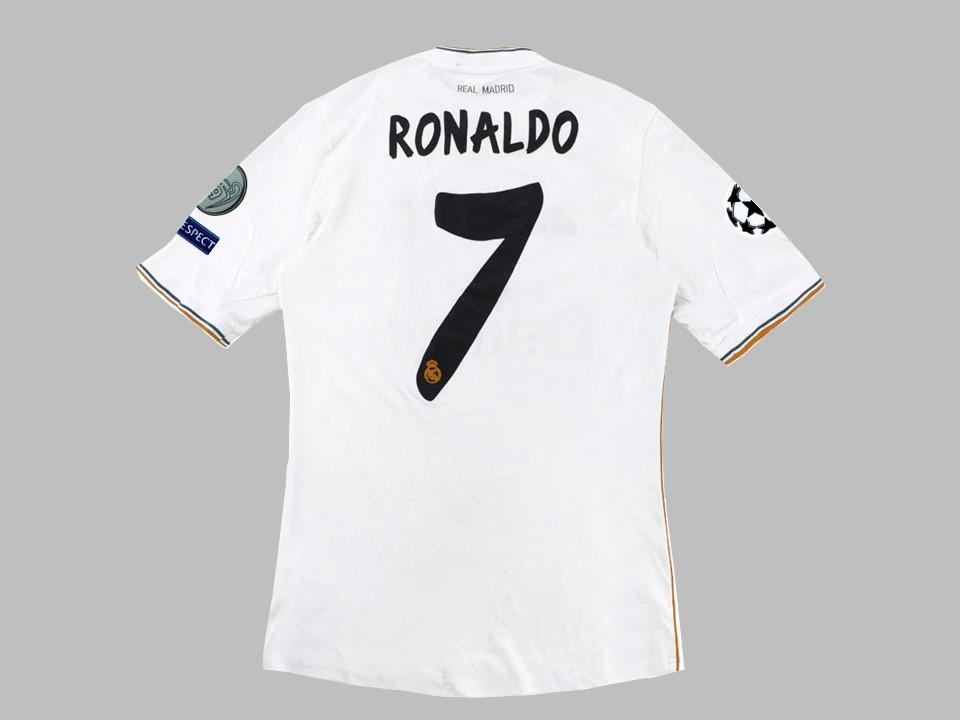 Real Madrid 2013-2014 Ronaldo 7 Home Shirt Ucl