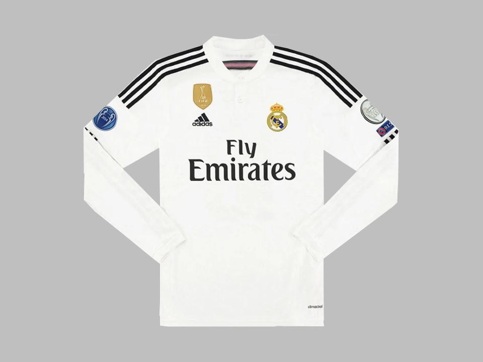 Real Madrid 2014 2015 Home Shirt Long Sleeve