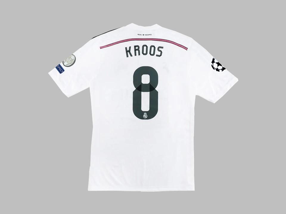 Real Madrid 2014 2015 Kroos 8 Home Shirt