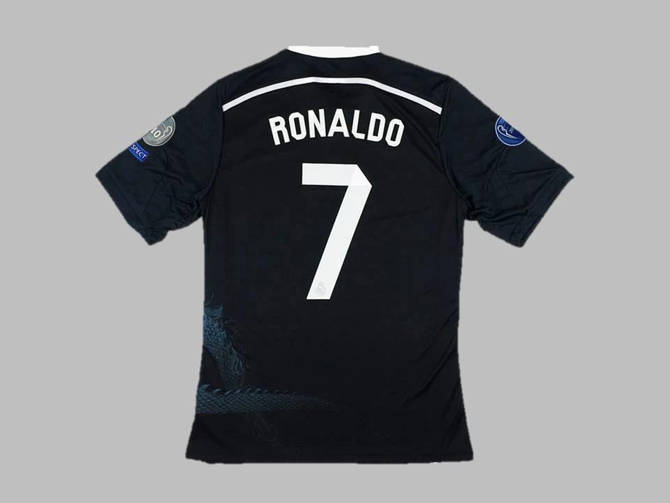 Real Madrid 2014 2015 Ronaldo 7 Away Black Shirt