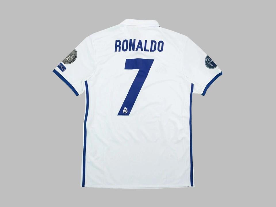 Real Madrid 2016 2017 Ronaldo 7 Home Shirt