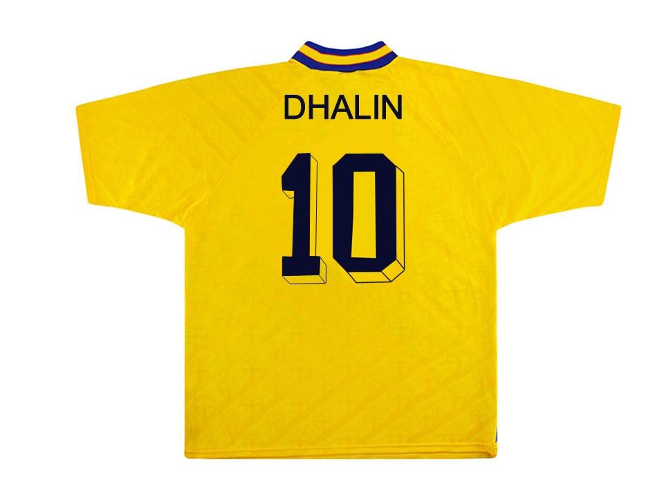 Maillot de football &#224;  domicile de la Coupe du monde de Su&#232;de 1994 Dhalin 10