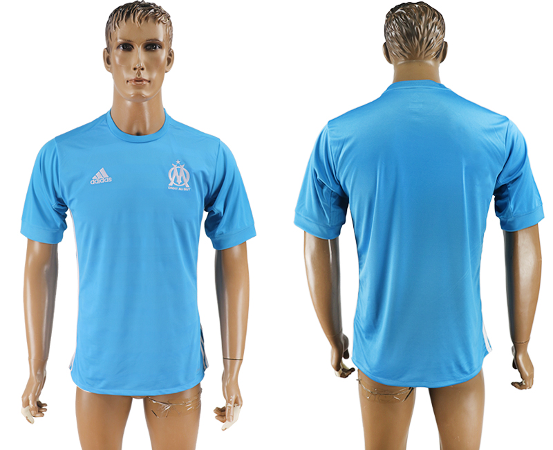 2017-2018 Olympique de Marseille FOOTBALL JERSEYS   BLUE