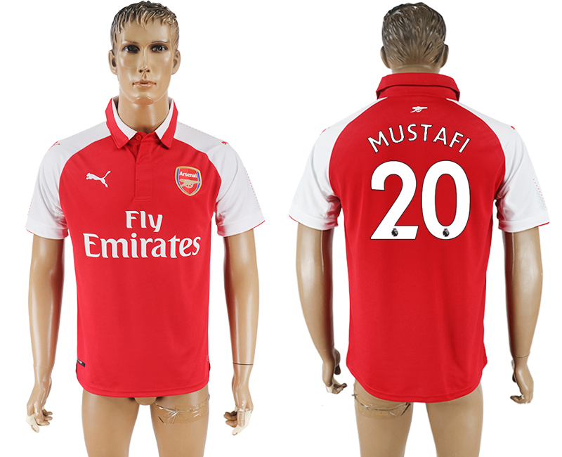 2017-2018 football jersey  Arsenal MUSTAFI #20