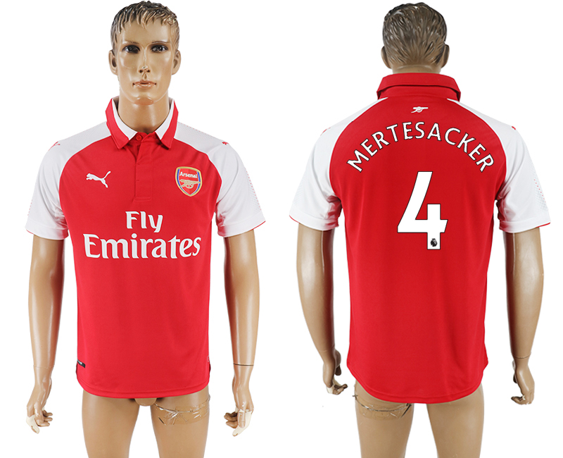 2017-2018 football jersey  Arsenal MERTESACKER #4