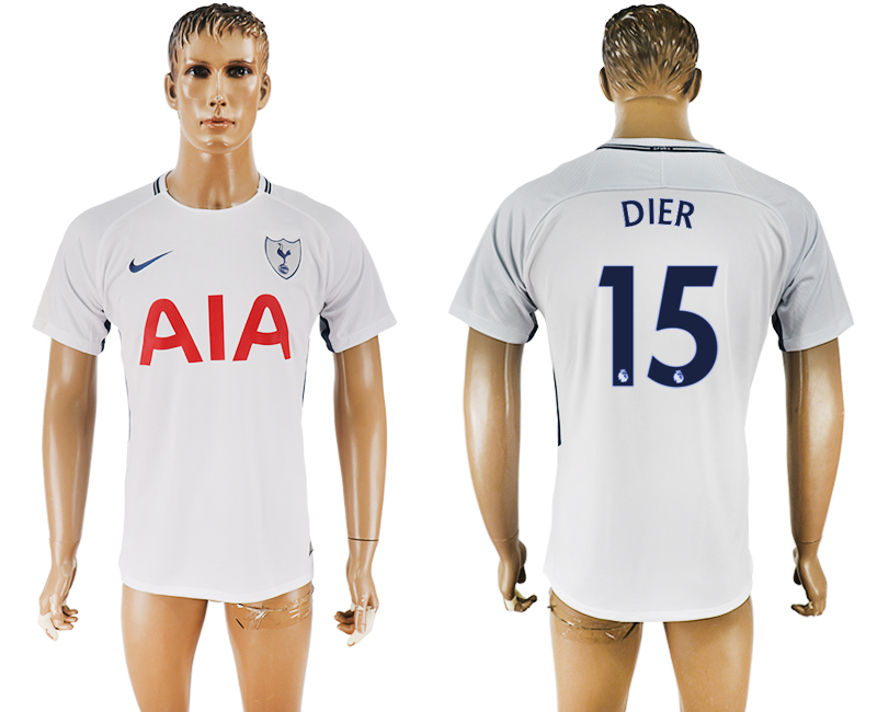 2017-2018 Tottenham Hotspur Football Club DIER #15 football jers