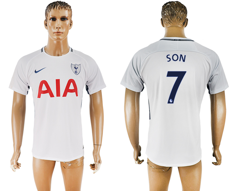 2017-2018 Tottenham Hotspur Football Club SON #7 football jersey