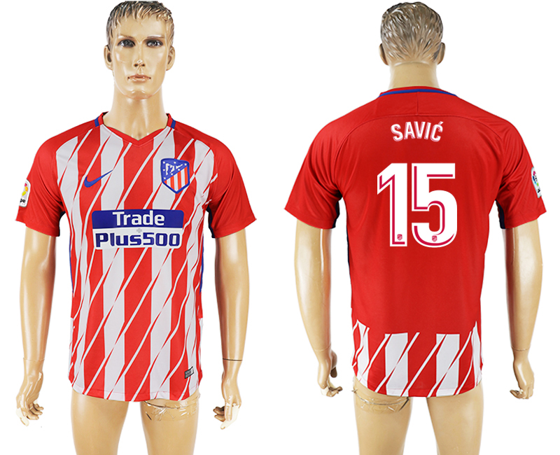 2018 Madrid S.A.D FOOTBALL JERSEY SAVIC #15 RED