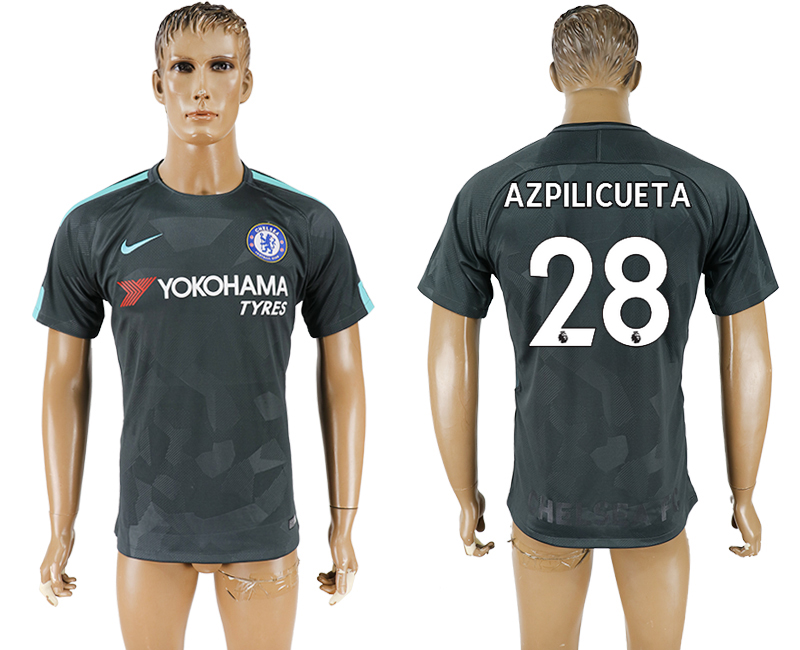 2017-2018 Chelsea Football Club AZPILICUETA #28 football jersey