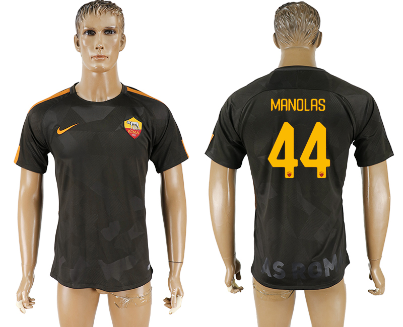 2017-2018 Associazione Sportiva Roma FOOTBALL JERSEY  MANOLAS #4