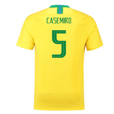 Bresil Domicile Coupe Du Monde 2018 (casemiro 5)