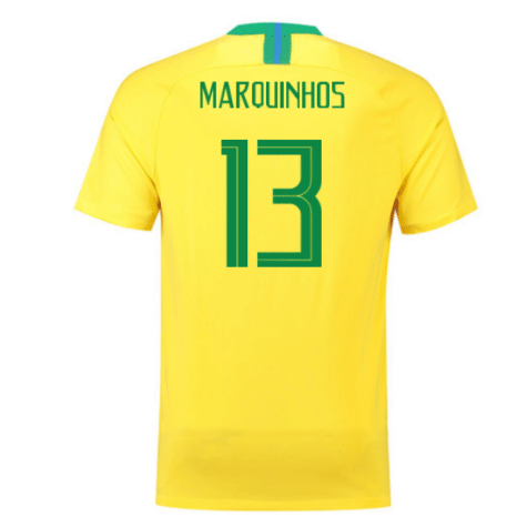 Bresil Domicile Coupe Du Monde 2018 (marquinhos 13)